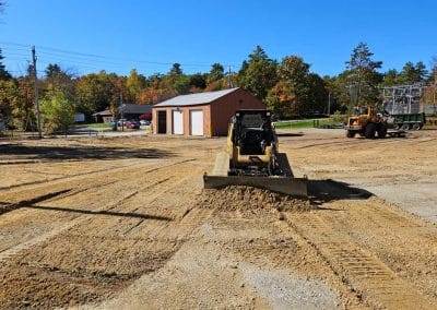 Commercial excavation and site preparation by A Bailey Asphalt in the Concord, NH area.