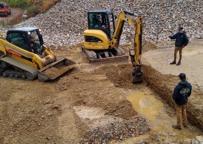 Excavation and site preparation by A Bailey Asphalt in the Concord, NH area.